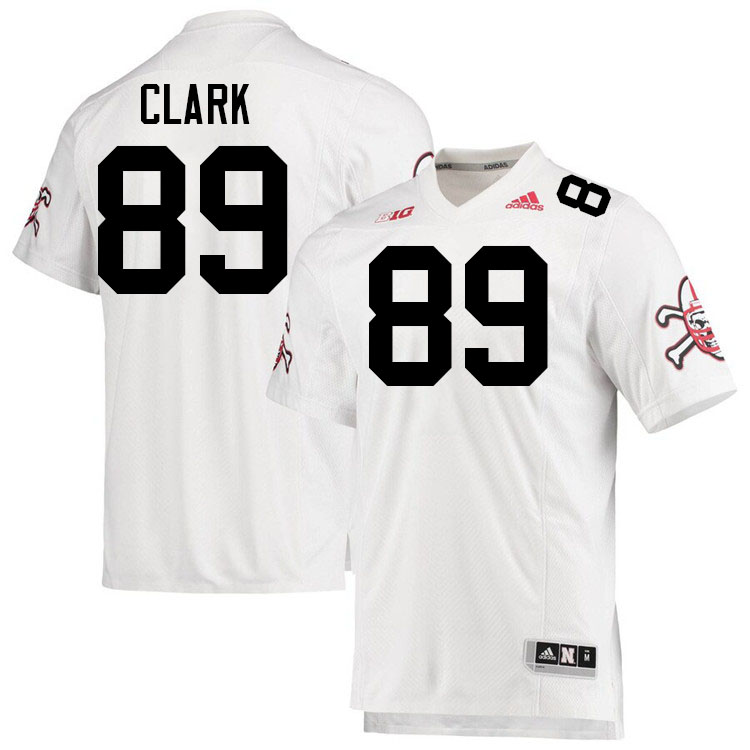 #89 Quinn Clark Nebraska Jersey,Nebraska Cornhuskers Football Uniforms,Jersey-White #89 Quinn Clark Nebraska Jersey,Nebraska Cornhuskers Football Uniforms,Jersey-White